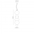 BUMBUM CERAMICZNA LAMPA WISZĄCA     C2754 FERROLUCE